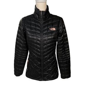 The North Face Womens Thermoball Insulated Quilted Jacket Black Size S